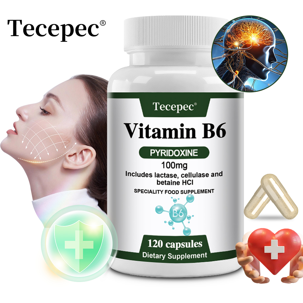 Hair Care Vitamin - Cápsulas de Vitamina B6, Suplemento Vitamínico