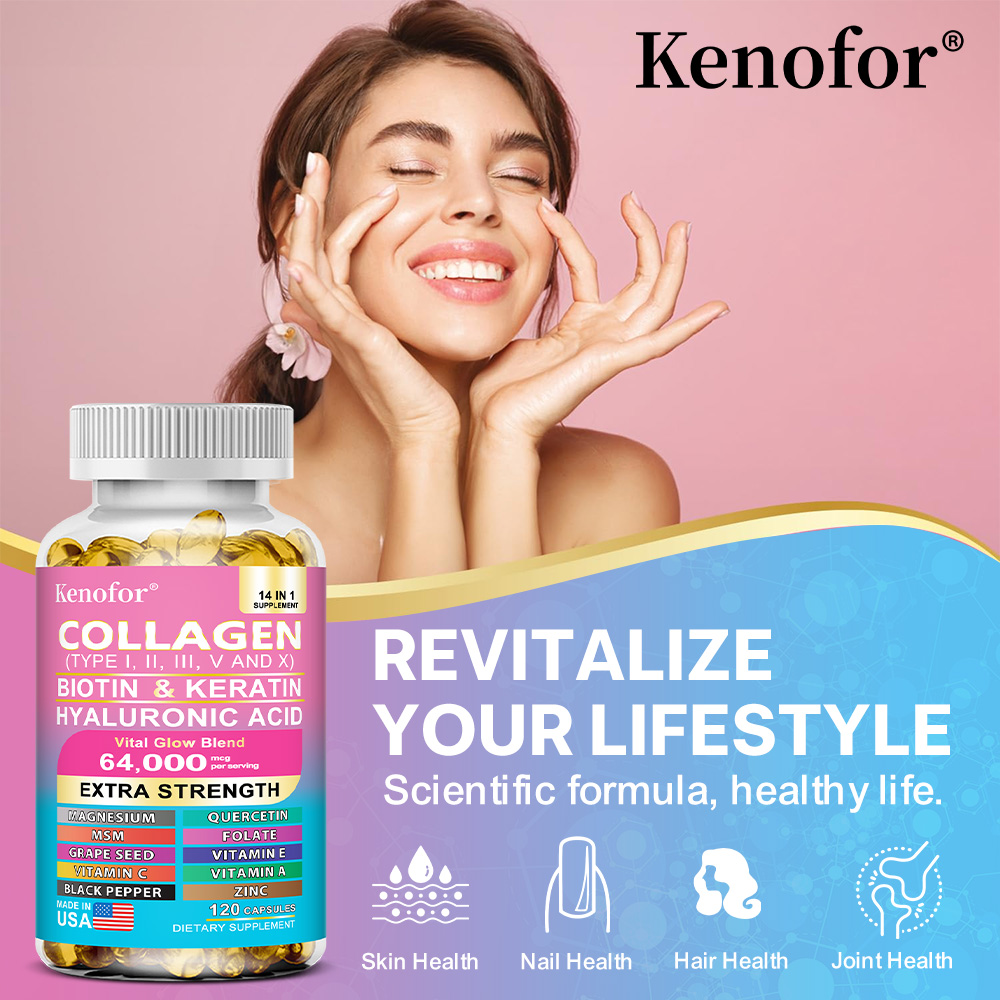 Cápsulas de colágeno complejas - Hair Care Vitamin reseña y precio