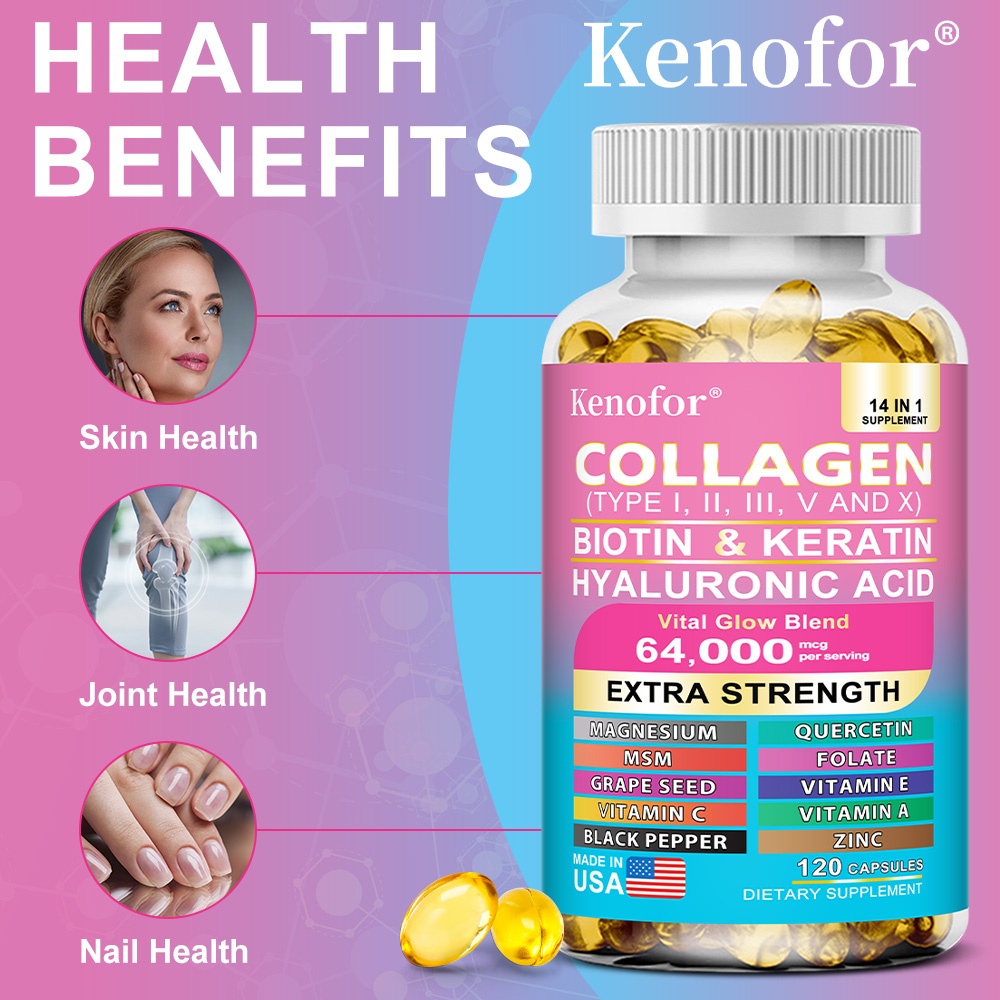 Cápsulas de colágeno complejas - Hair Care Vitamin reseña y precio