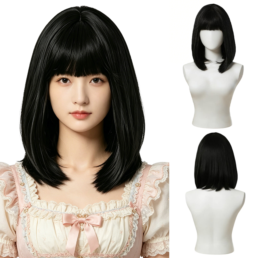 Peluca Bob negra natural con f - Hair Care High End reseña y precio