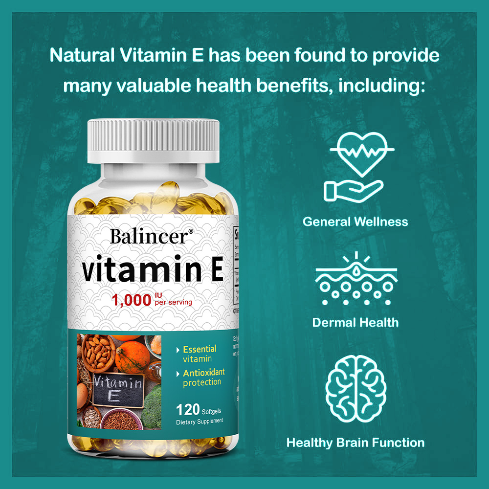 Cápsulas de Vitamina E Natural - Hair Care Vitamin reseña y precio