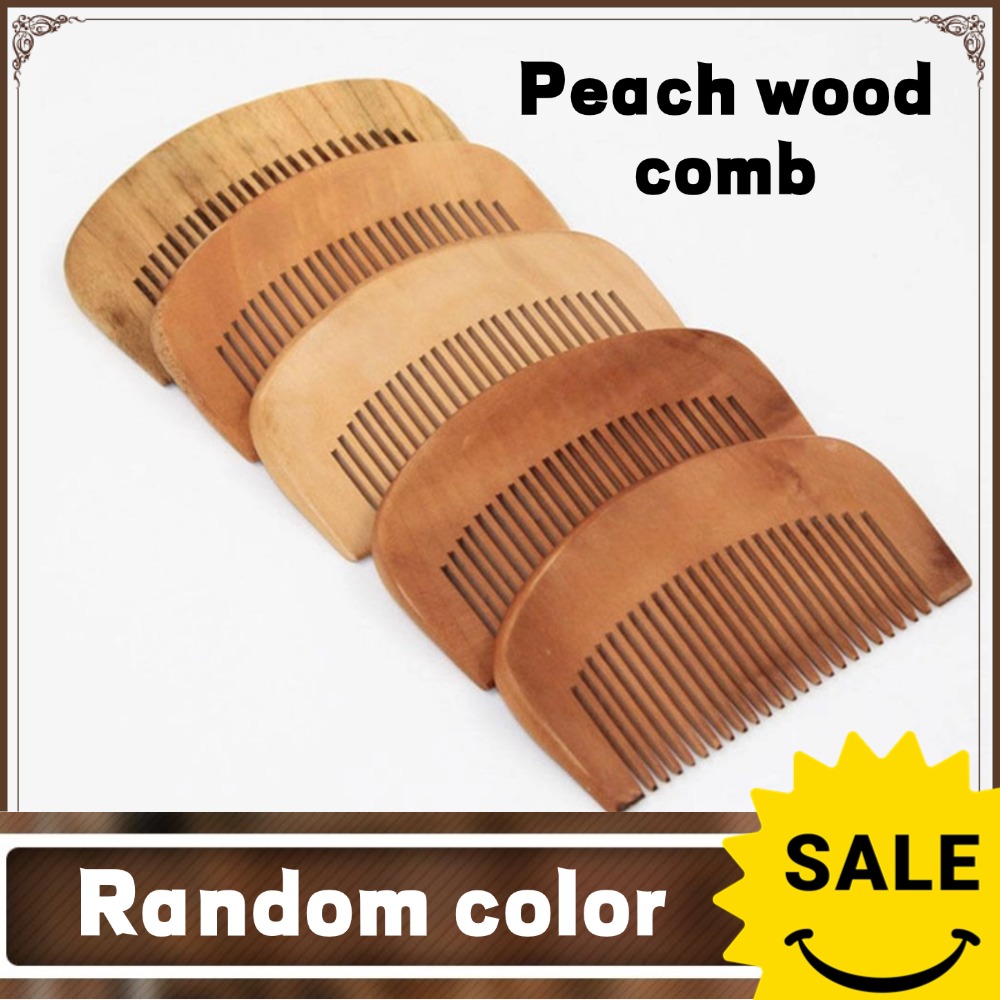 Peine de madera de melocotón 1 - Hair Care Dandruff reseña y precio