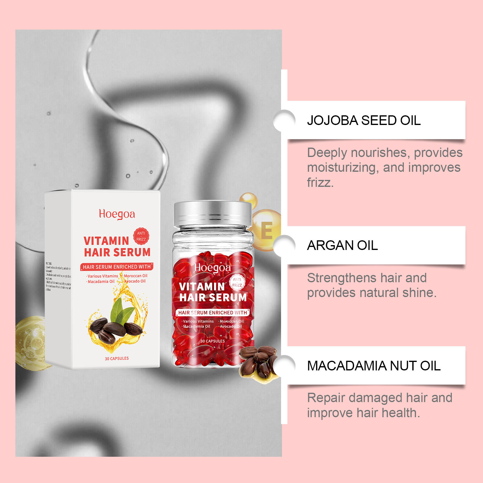 Cápsulas de suero para el cuid - Hair Care Vitamin reseña y precio